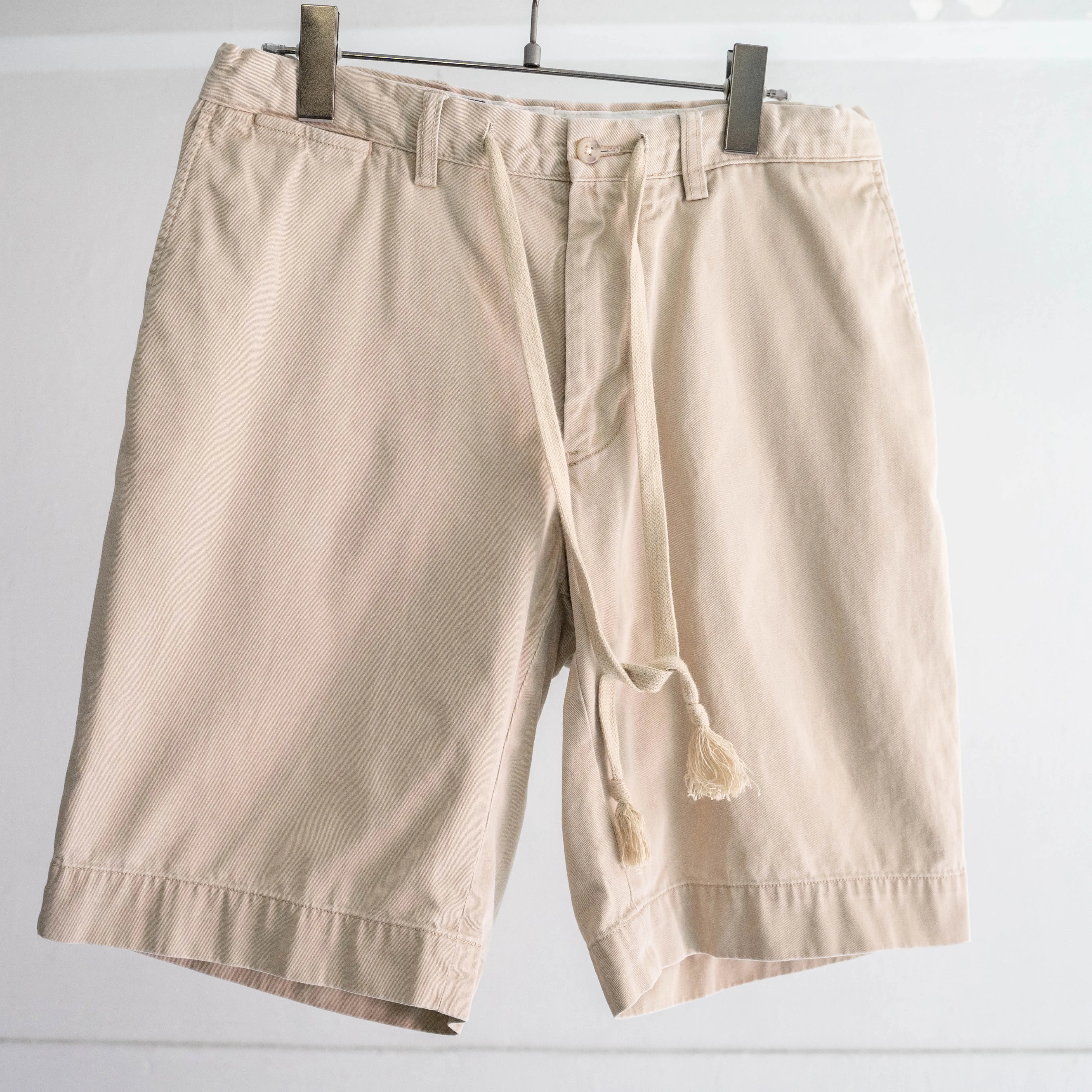 1990s Ralph Lauren light brown color ’with waist cord remake'