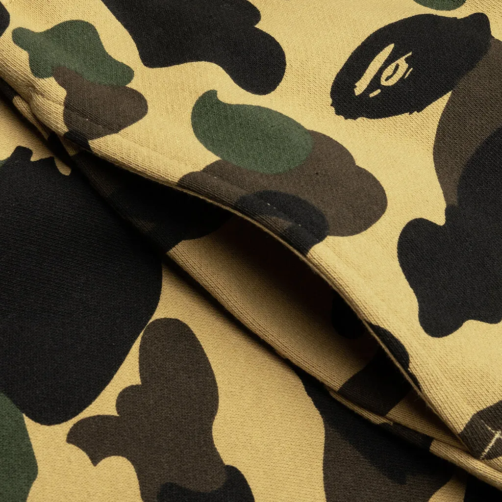 1st Camo Wide Fit Sweat Pants - Yellow