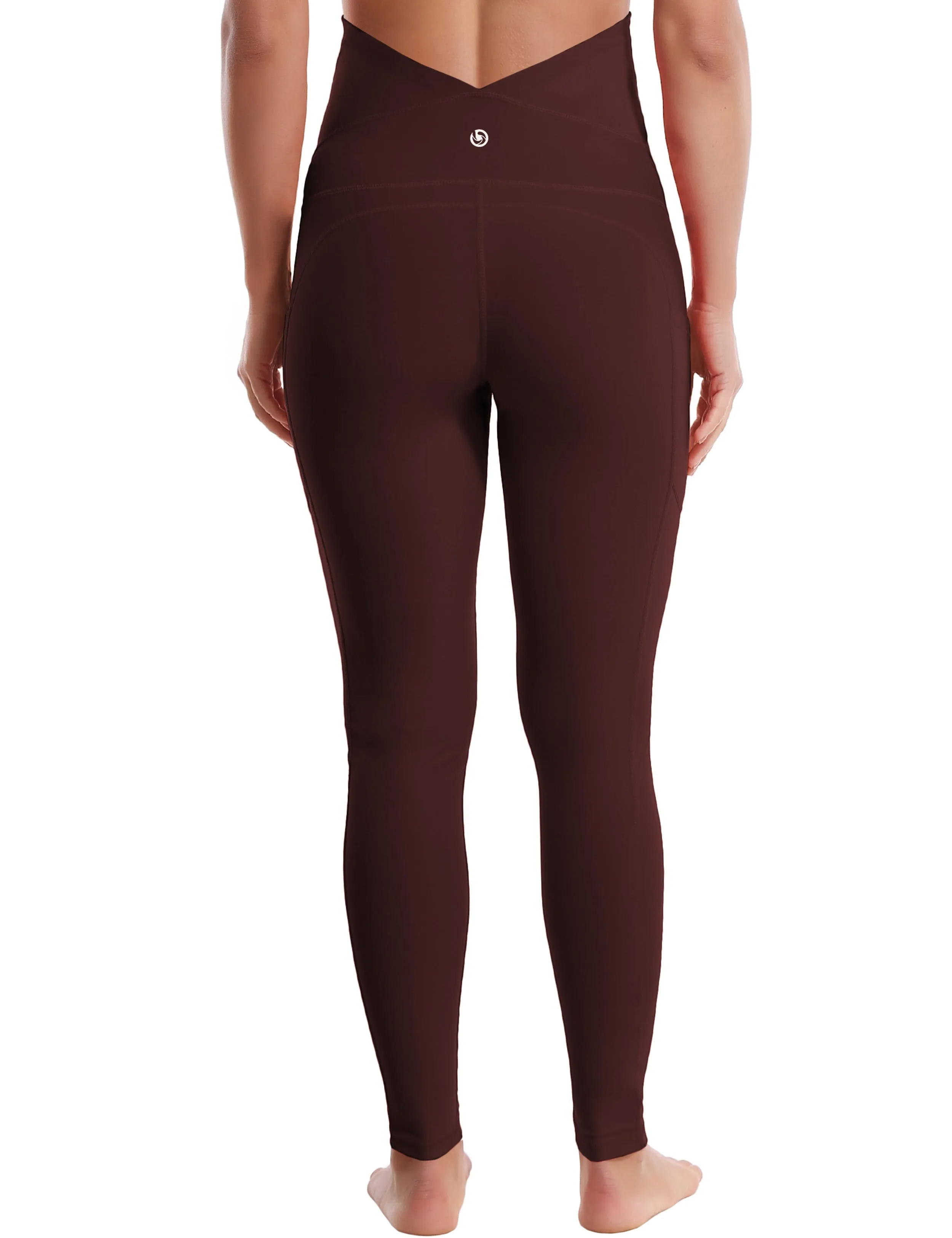 26 Side Pockets Maternity yogastudio Pants mahoganymaroon_yogastudio