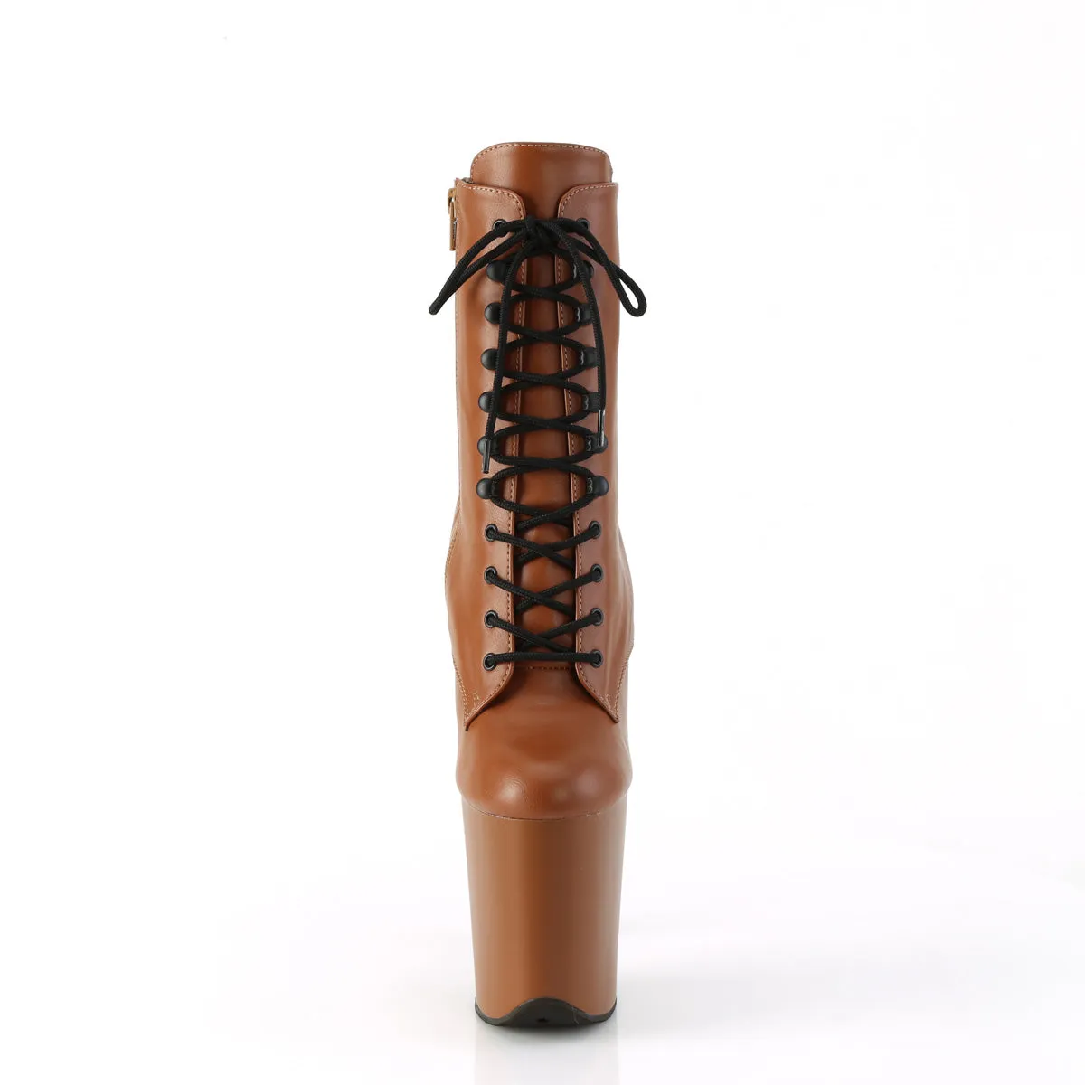 8 Inch Heel FLAMINGO-1020 Caramel Pu