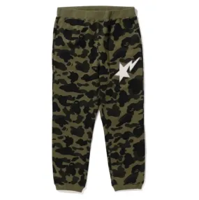 A BATHING APE 1ST CAMO SWEAT PANTS  - GREEN