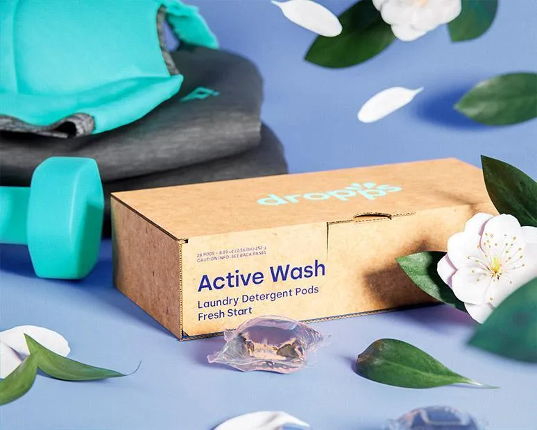 Active Wash Laundry Detergent Sample Pods, Fresh Start