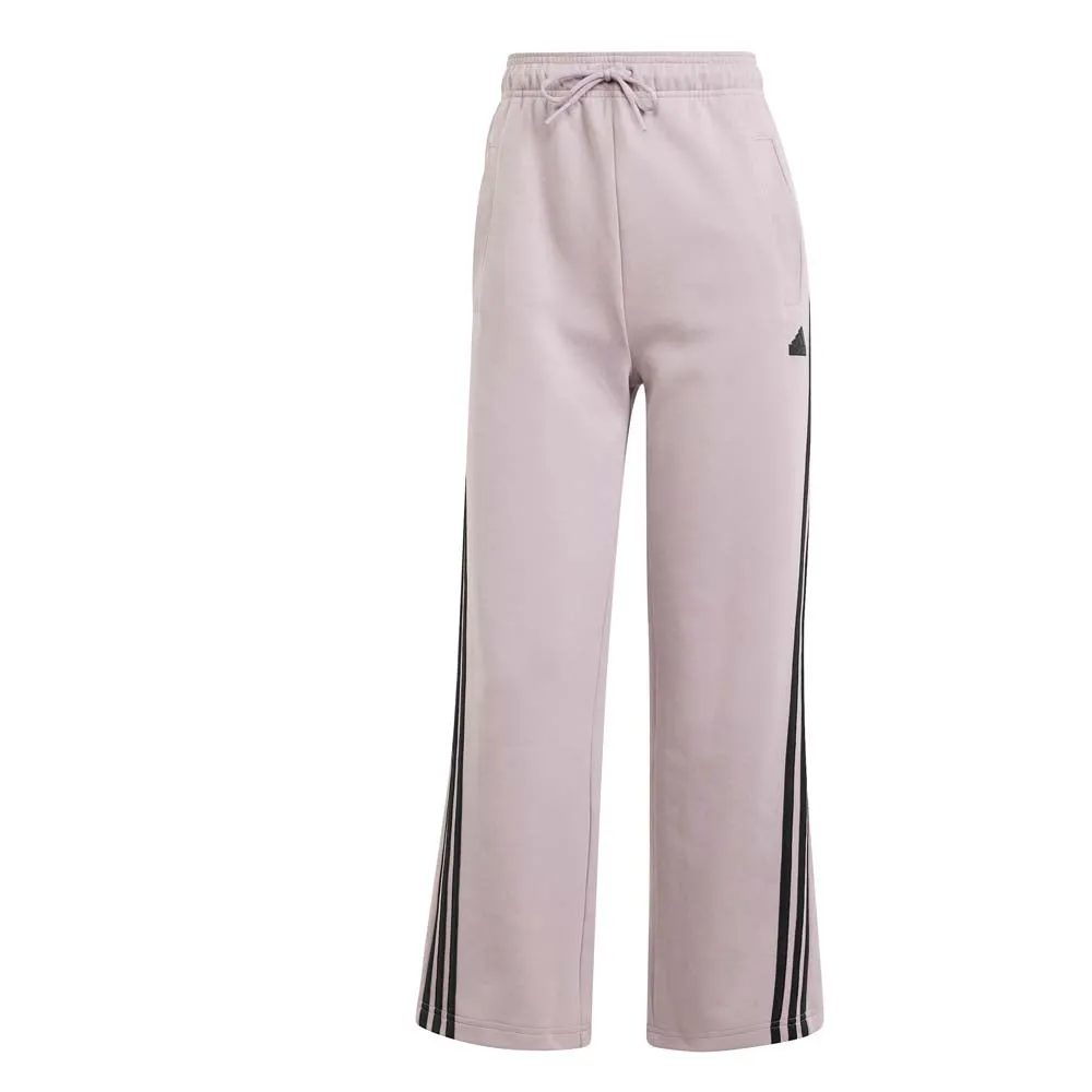 adidas Women's Future Icons 3 Stripes Open Hem Pants