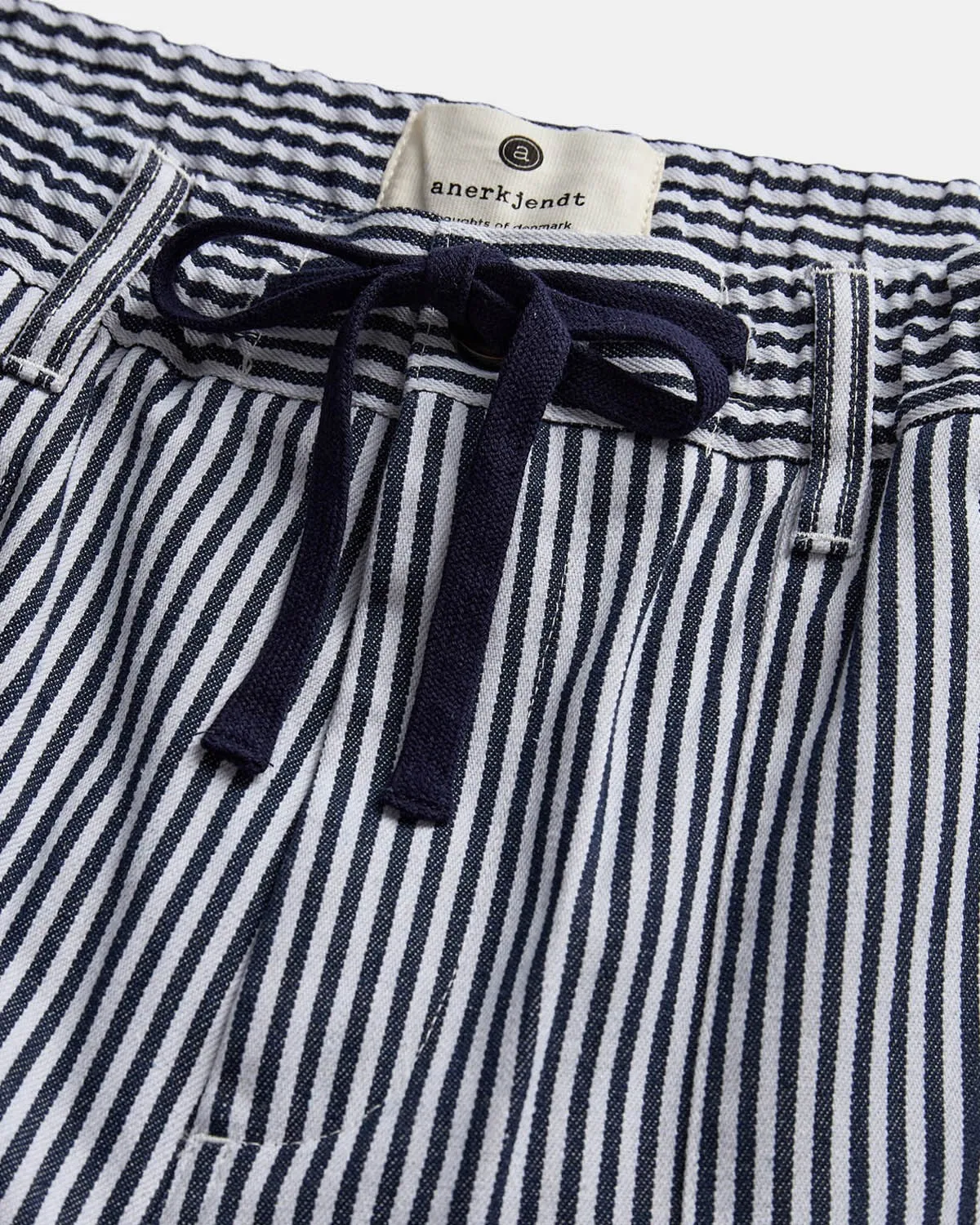 AKJAKOB CANVAS STRIPE PANTS - Baby Blue