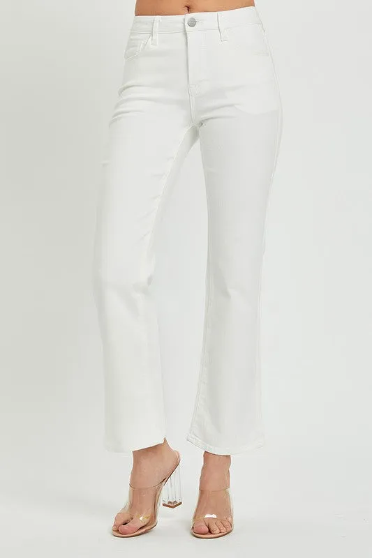 Alisa Mid Rise Bootcut Jeans