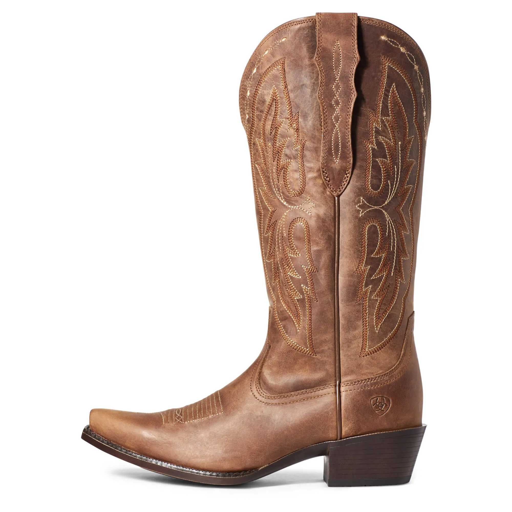 Ariat Women's Heritage X Toe Elastic Wide Calf Western Boot