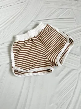 Autumn Jogger Shorts - Chocolate