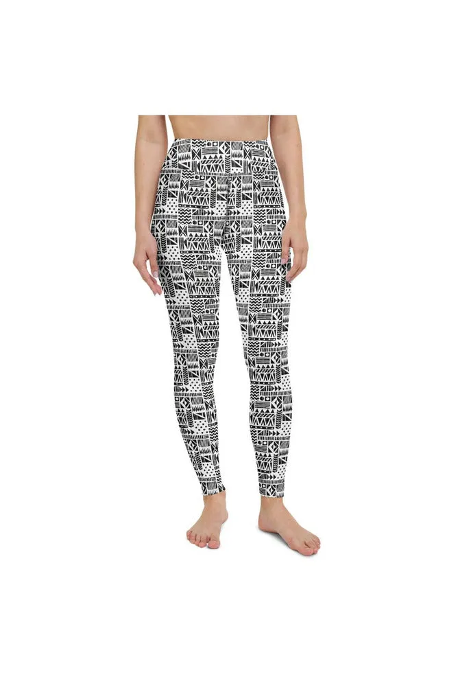 Aztec 2-Tone Yoga Leggings