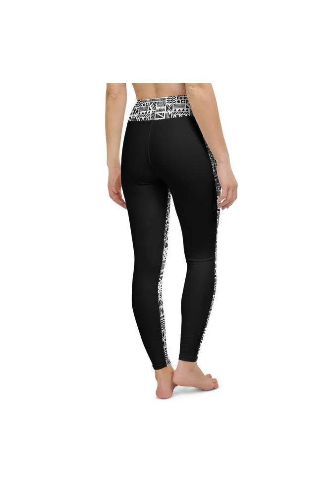 Aztec 2-Tone Yoga Leggings