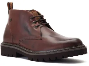 Base London Lomax Mens Leather Chukka Boot