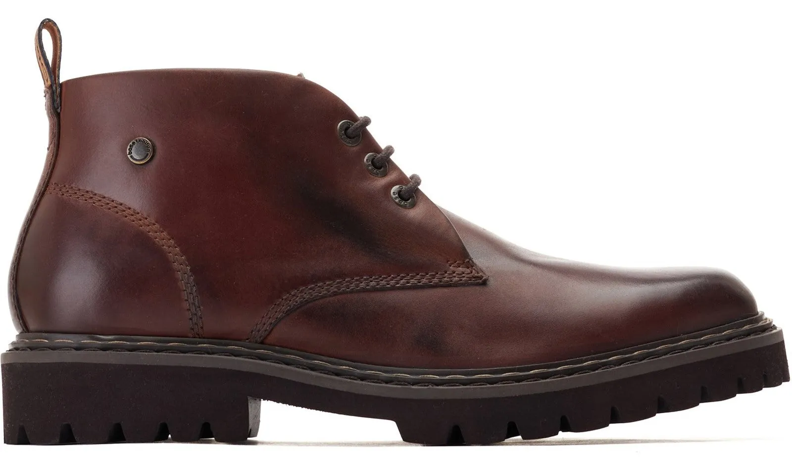 Base London Lomax Mens Leather Chukka Boot