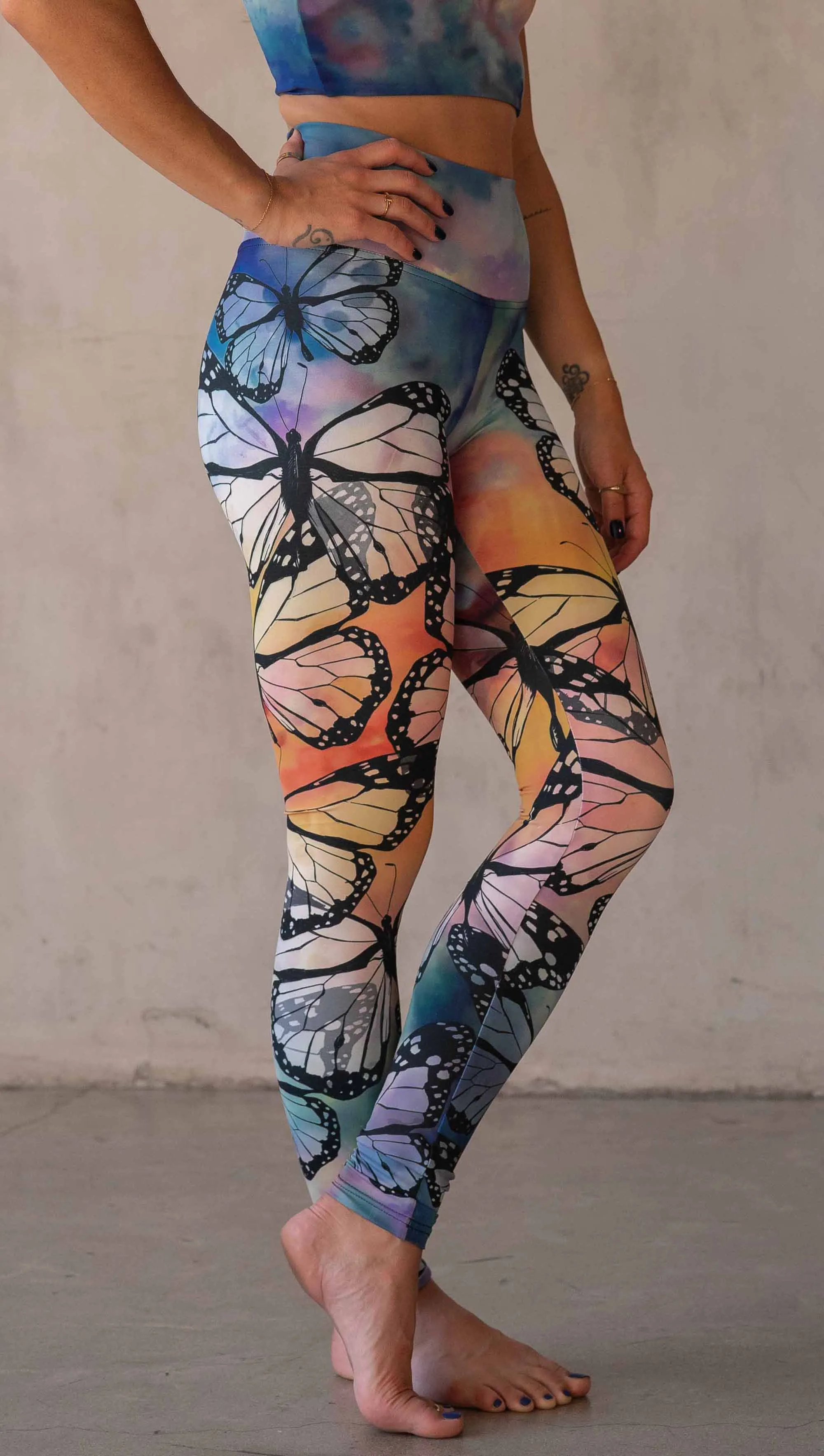 Butterflies - Athleisure Leggings