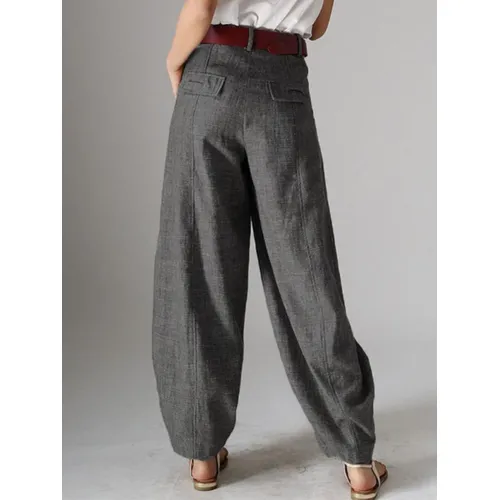 Casual Solid Harem Pants