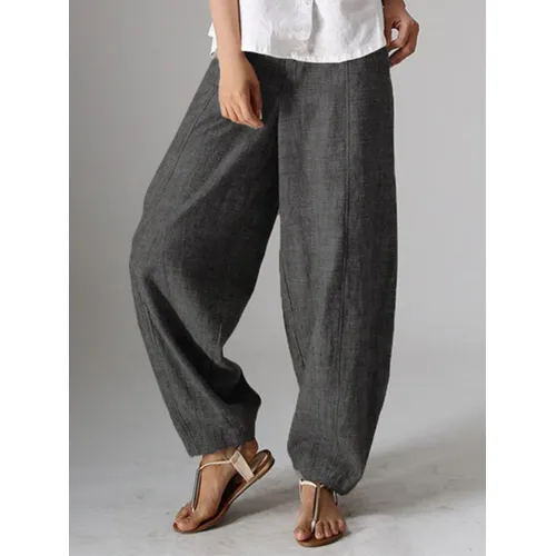 Casual Solid Harem Pants