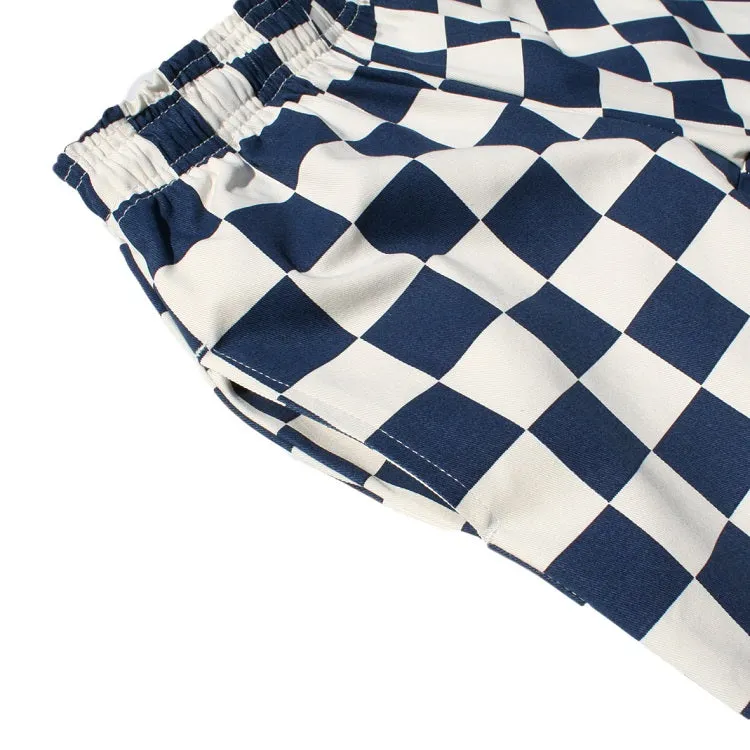 Cookman Chef Pants Kids - Checker : Navy