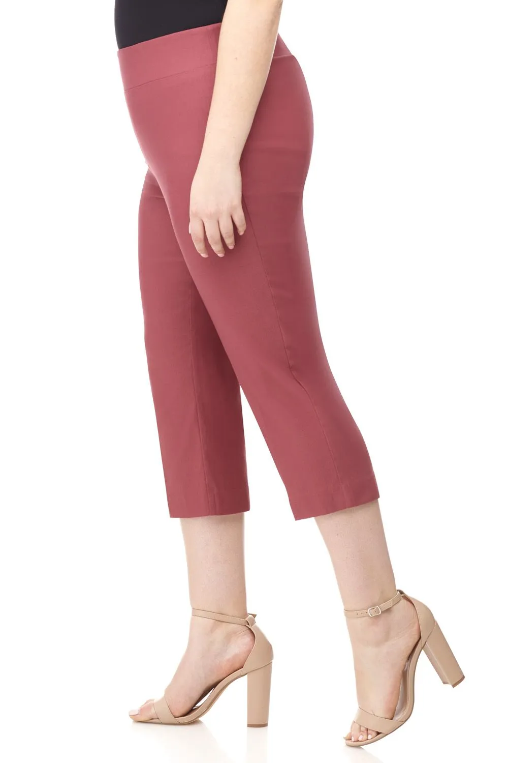 Curvy Capri with Flattering Wide Waistband