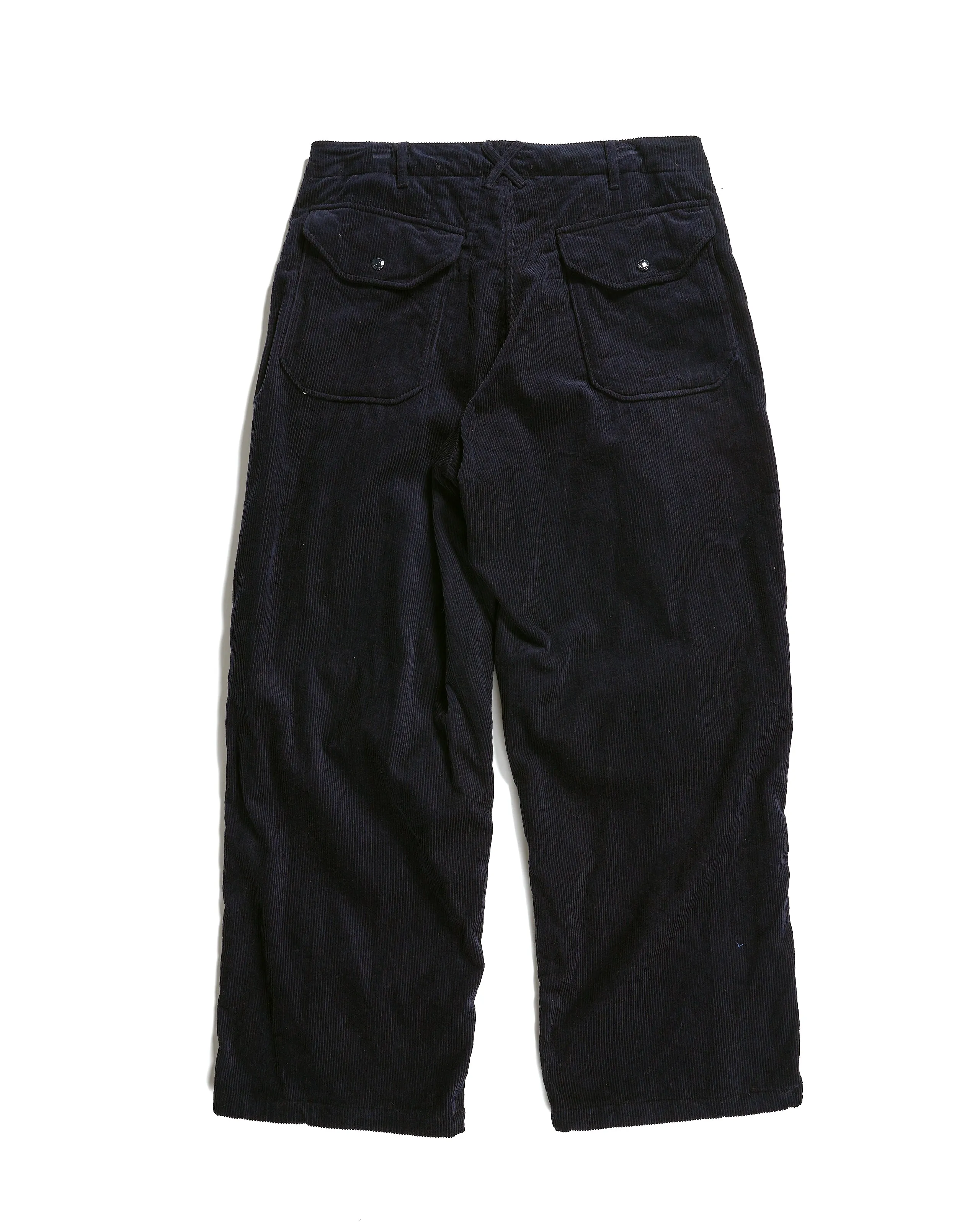 Engineered Garments Over Pant - Navy Cotton 8W Corduroy