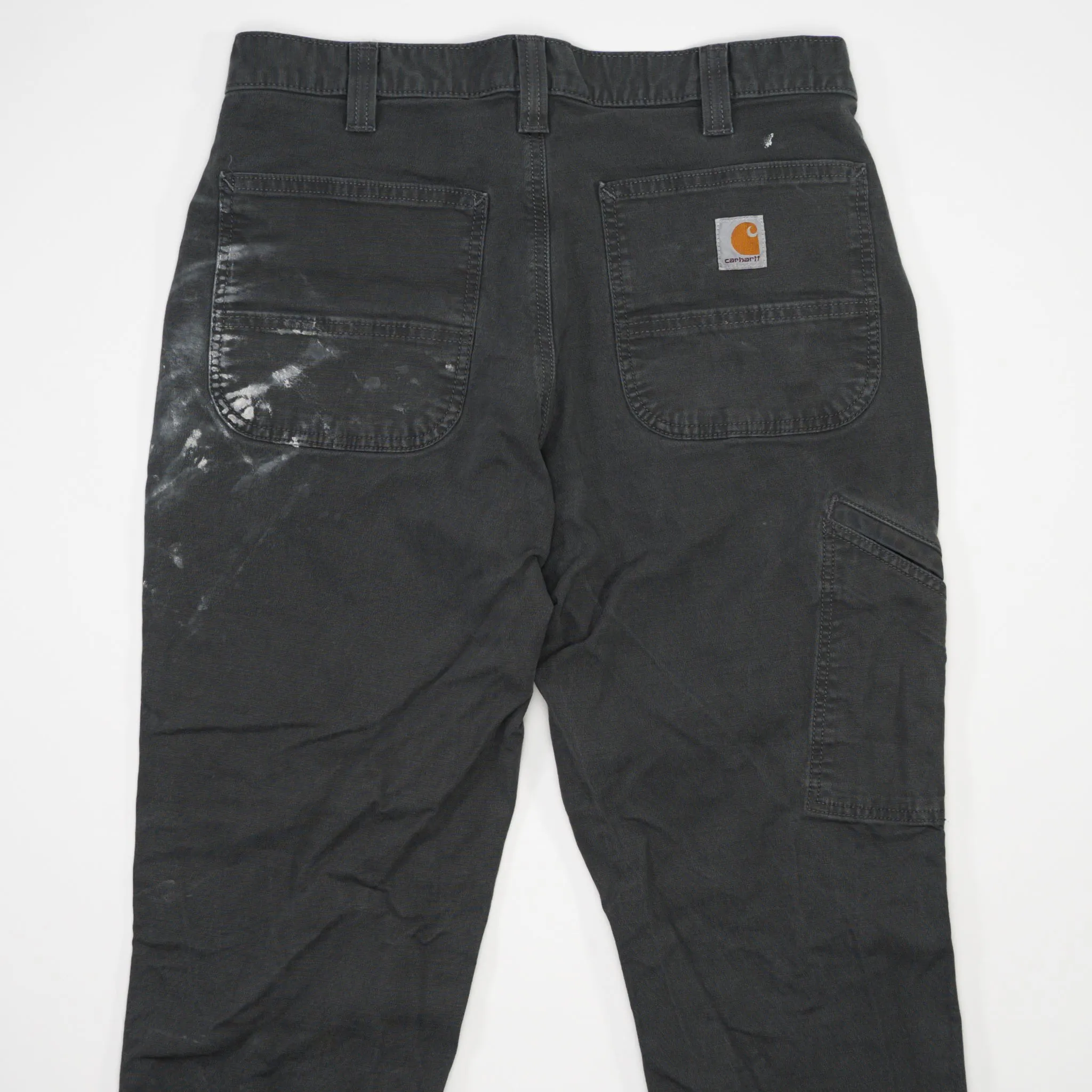 Grey Painted Carhartt Workwear Pants (34 x 30)