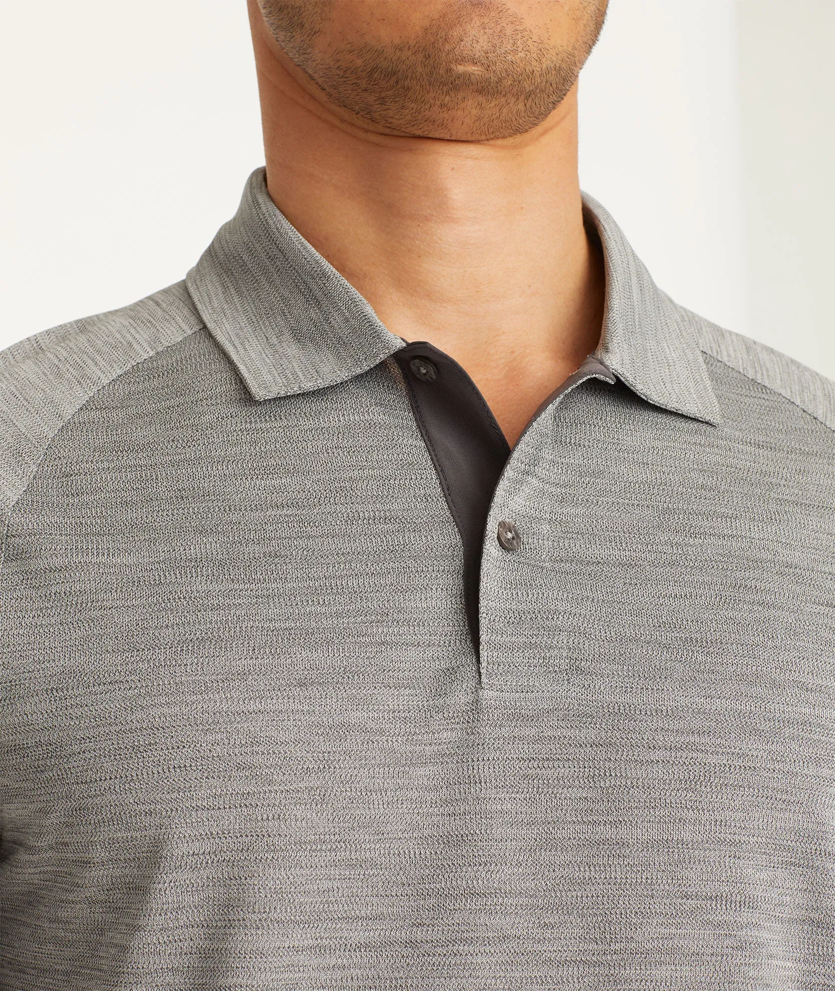 Heathered Performance Polo