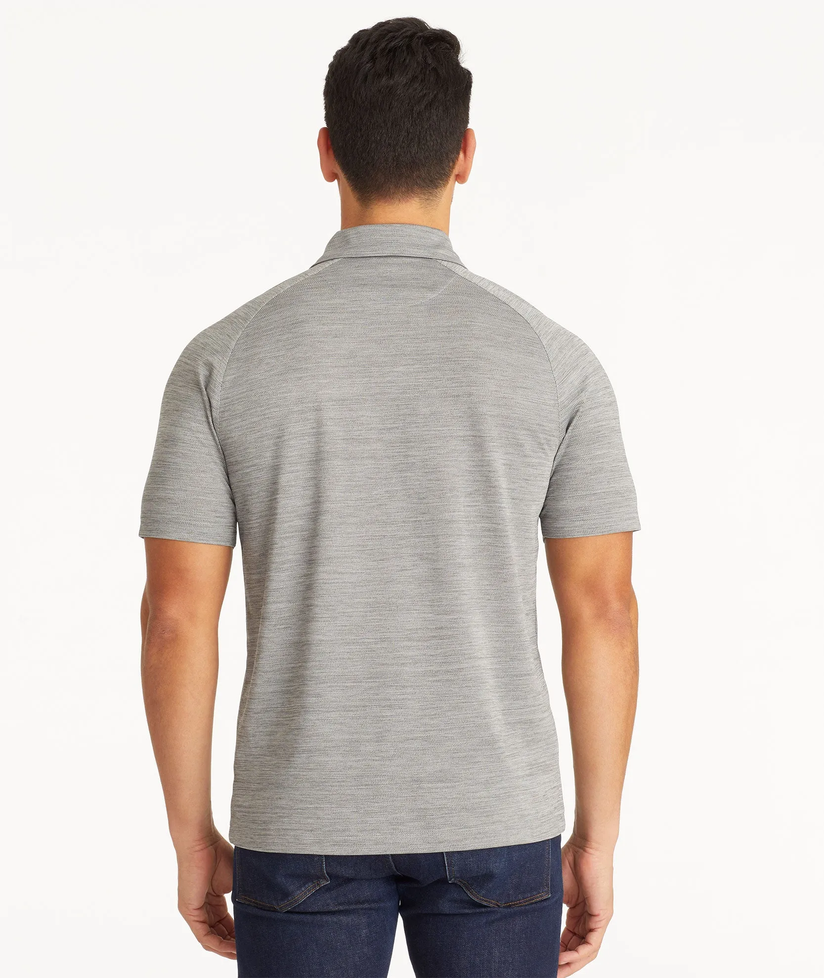 Heathered Performance Polo