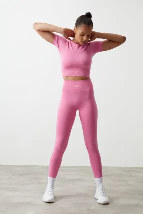 High-Waisted seamless Leggings pink