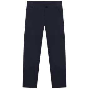 Hugo Boss Boys Slim Cotton Chino Pants _Navy J24841-849