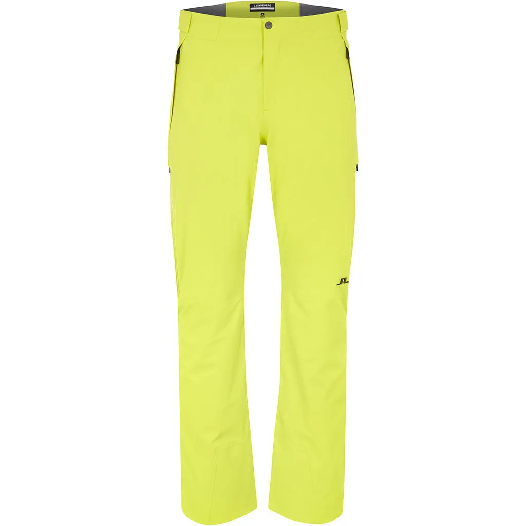 J.Lindeberg Mens Truuli Ski Pants - LEAF YELLOW