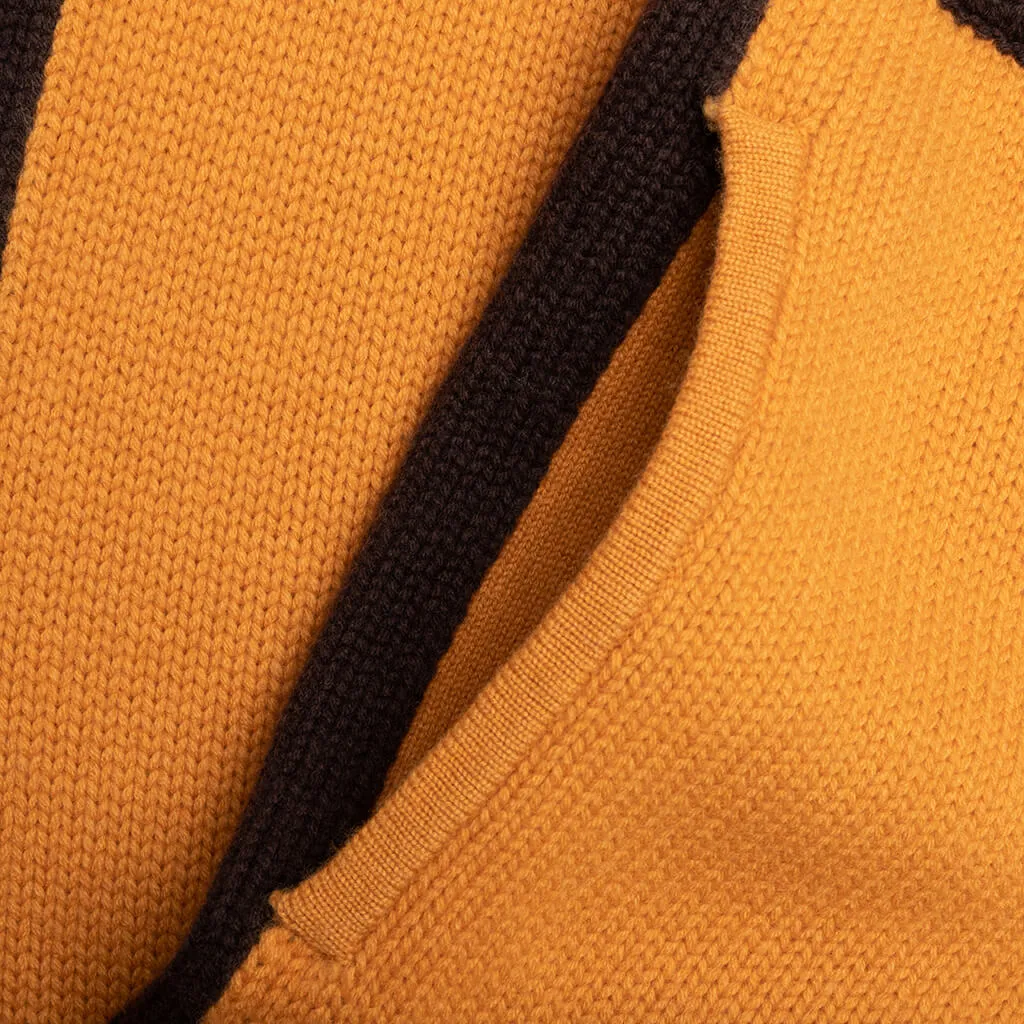 Knit Track Pant - Yellow/Black