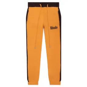 Knit Track Pant - Yellow/Black