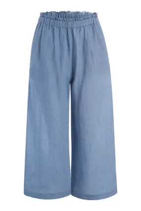 Linen Travel Pant - Chambray