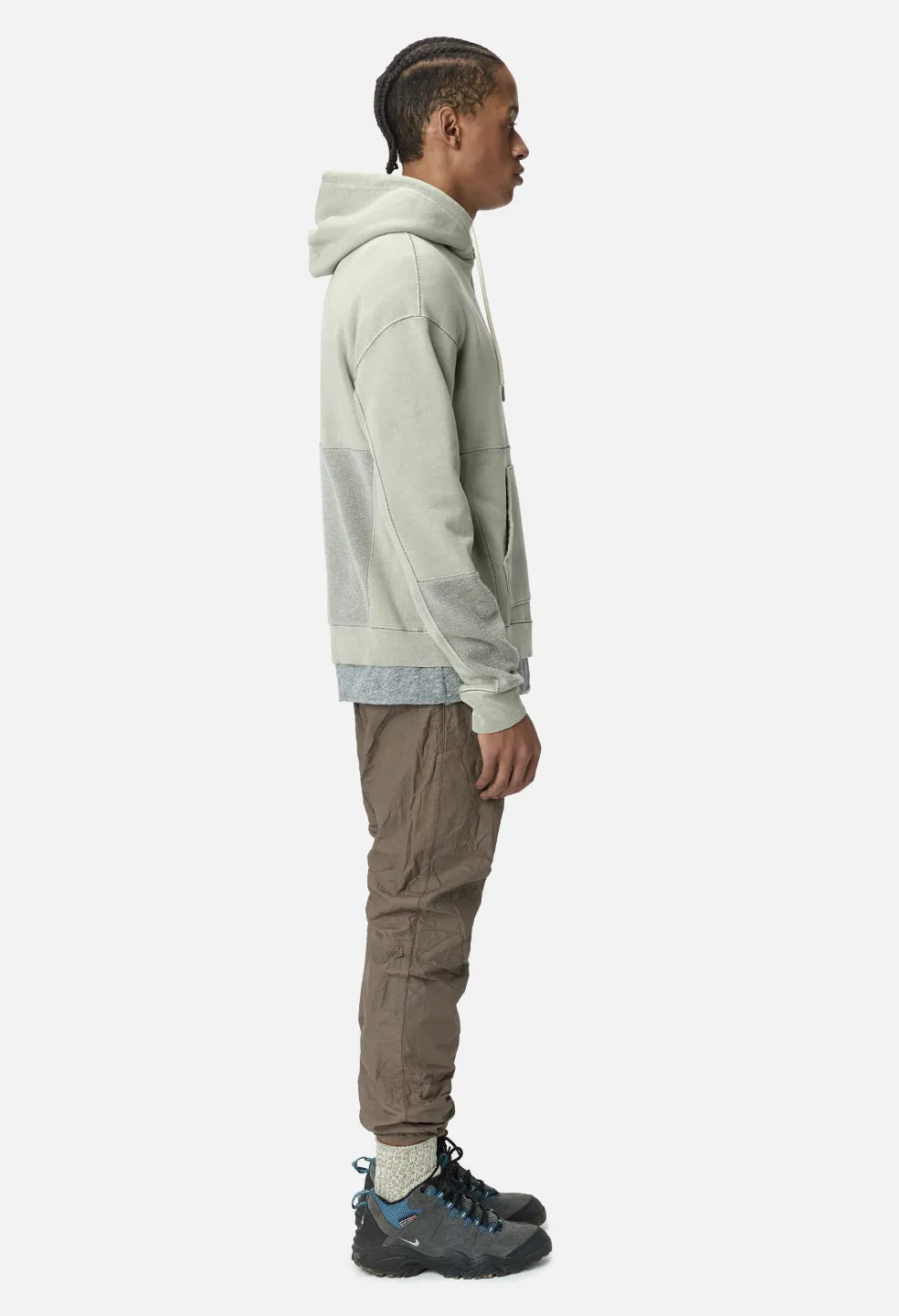 Loose Stitch Beach Hoodie / Washed Olive