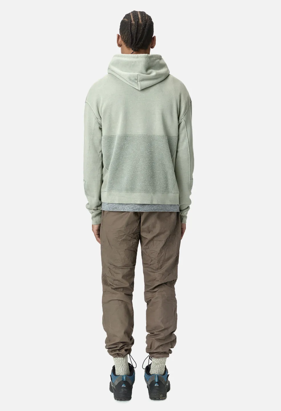 Loose Stitch Beach Hoodie / Washed Olive