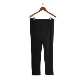 M&S Collection Black Mid-rise Slim Pants | Brand New |