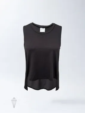 Max Tank - Washed Black Rayon Jersey