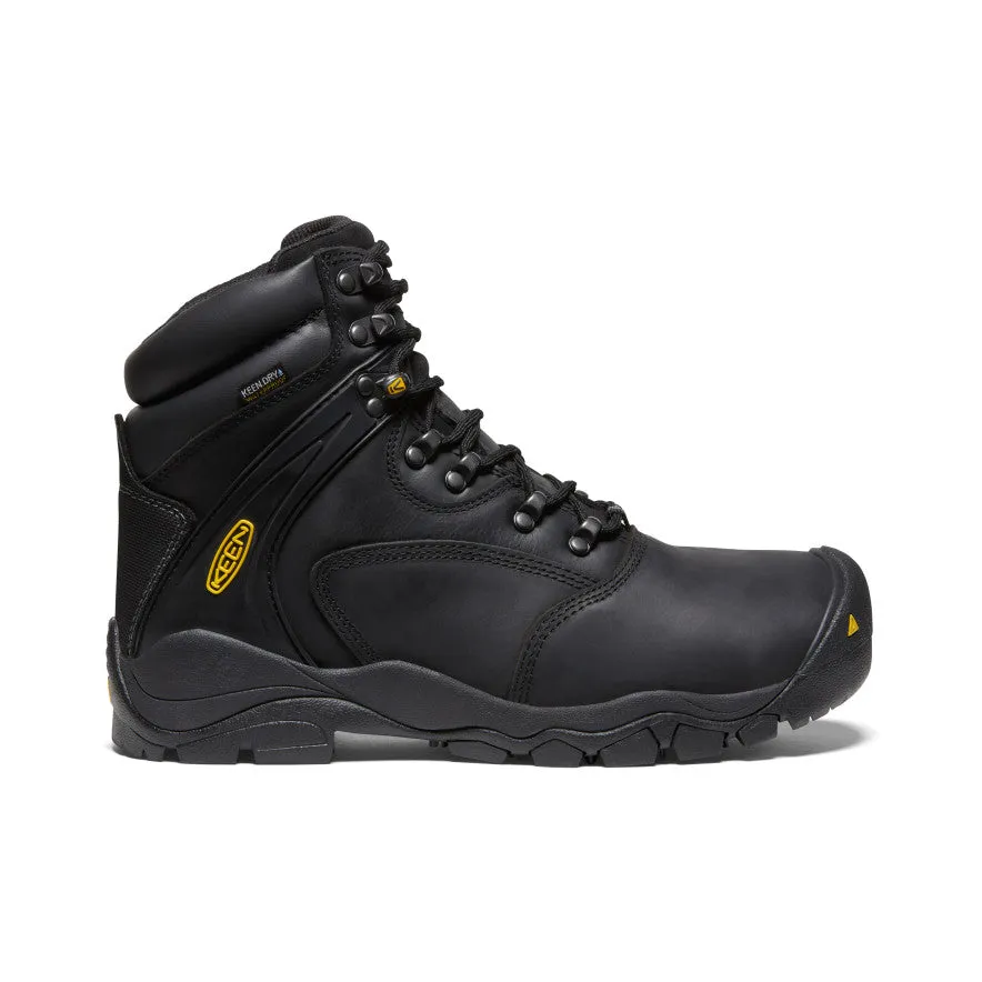 Men's Louisville 6 Waterproof Boot (Steel Toe)  |  Black