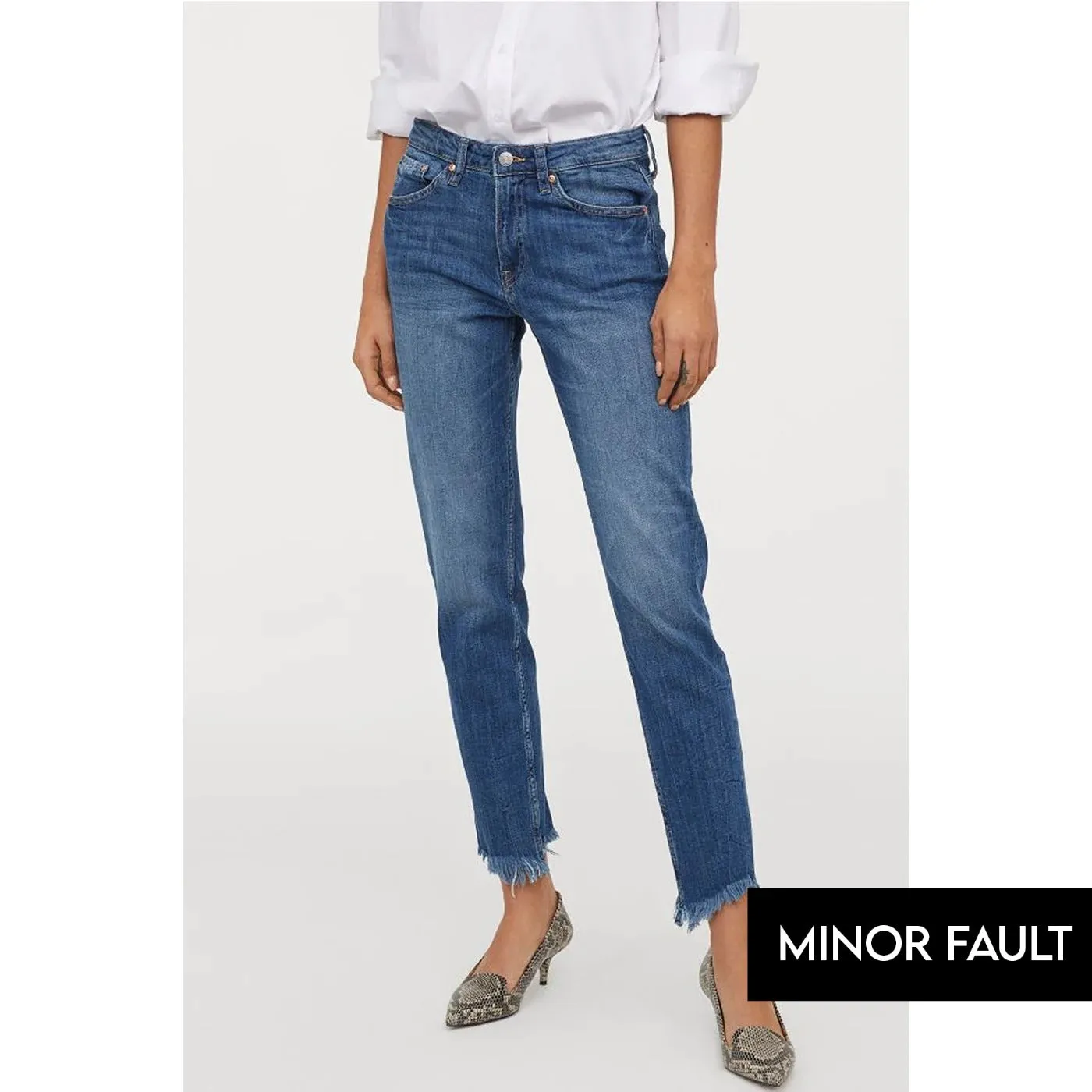 (Minor Fault) Girlfriend Ankle Jeans