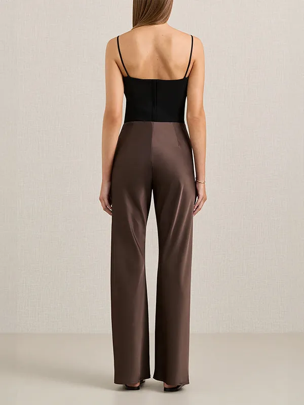 Myrna Pant in Chocolate