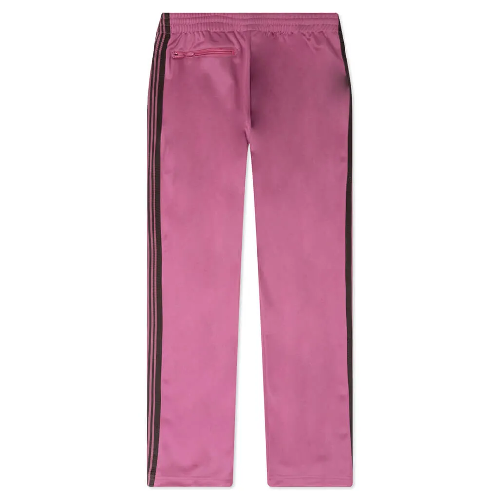 Narrow Track Pant Poly Smooth - Smoke Pink