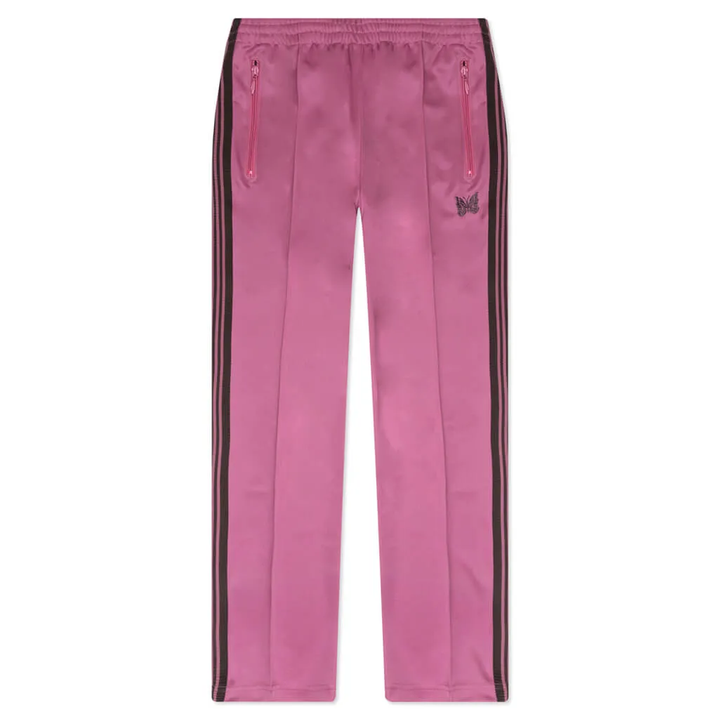 Narrow Track Pant Poly Smooth - Smoke Pink