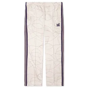 Needles x DC Shoes Track Pant Poly Smooth - Ivory