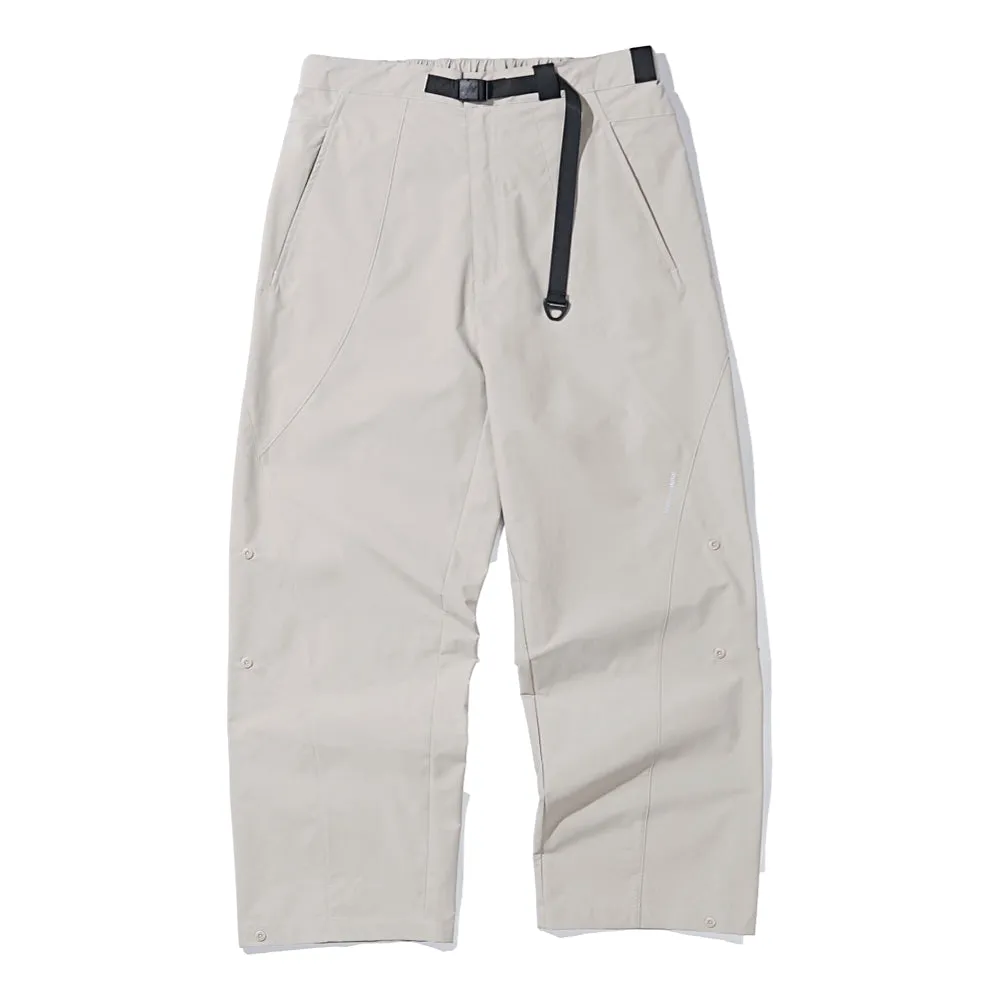 NINE POINT NINE NIGHT FIELD SHELL PANTS-KHAKI