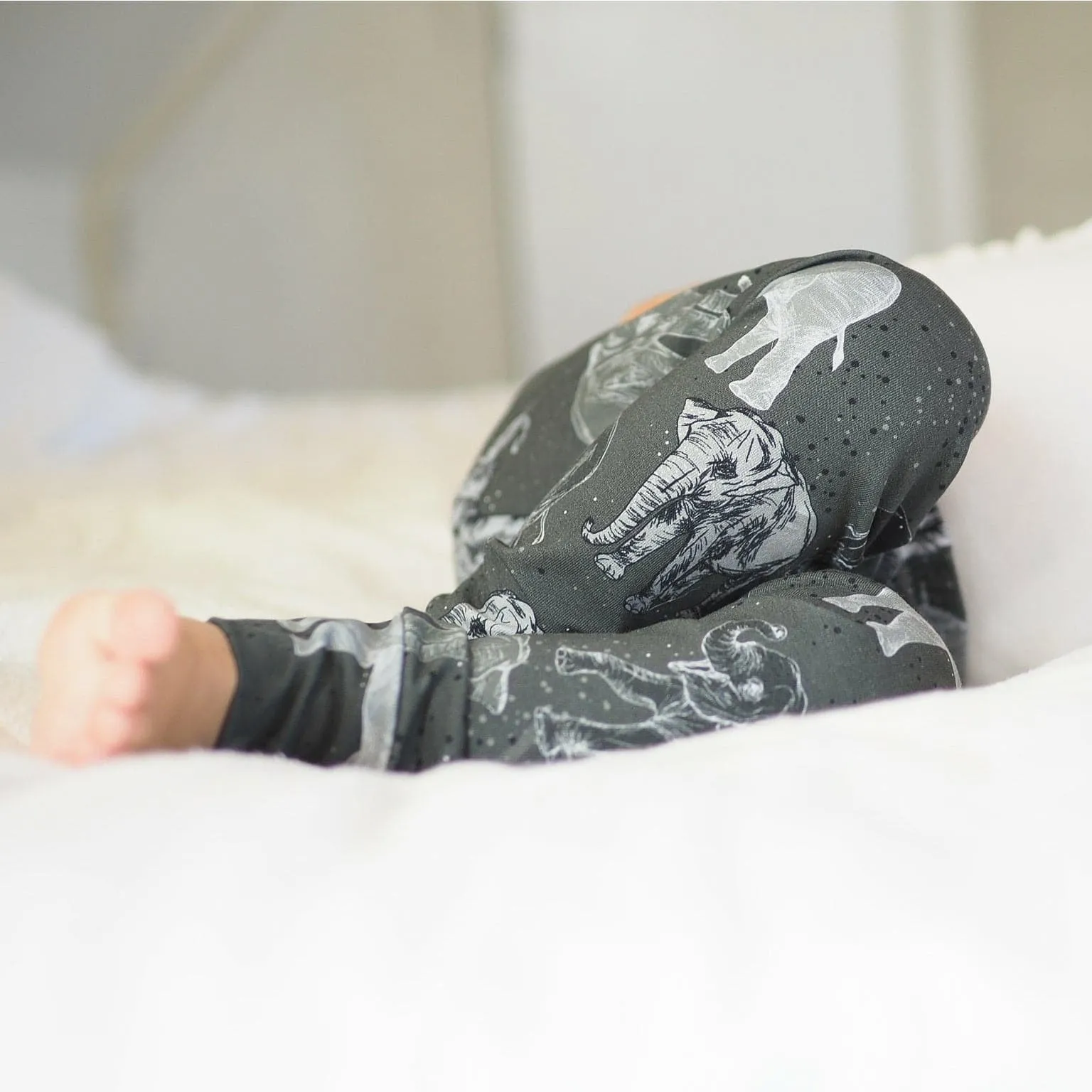 Organic Baby & Toddler Leggings | Elephants