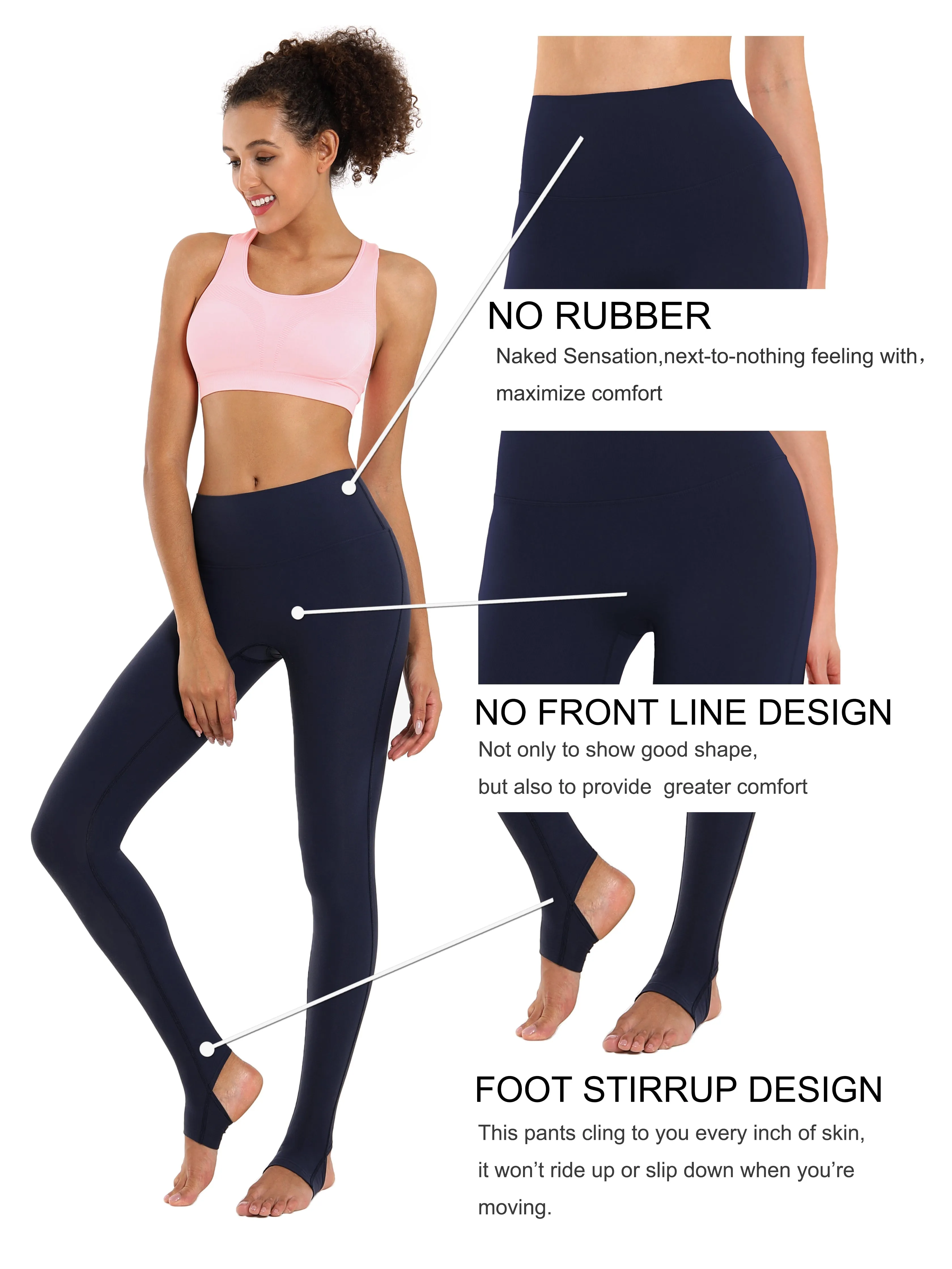 Over the Heel yogastudio Pants darknavy ins_yogastudio