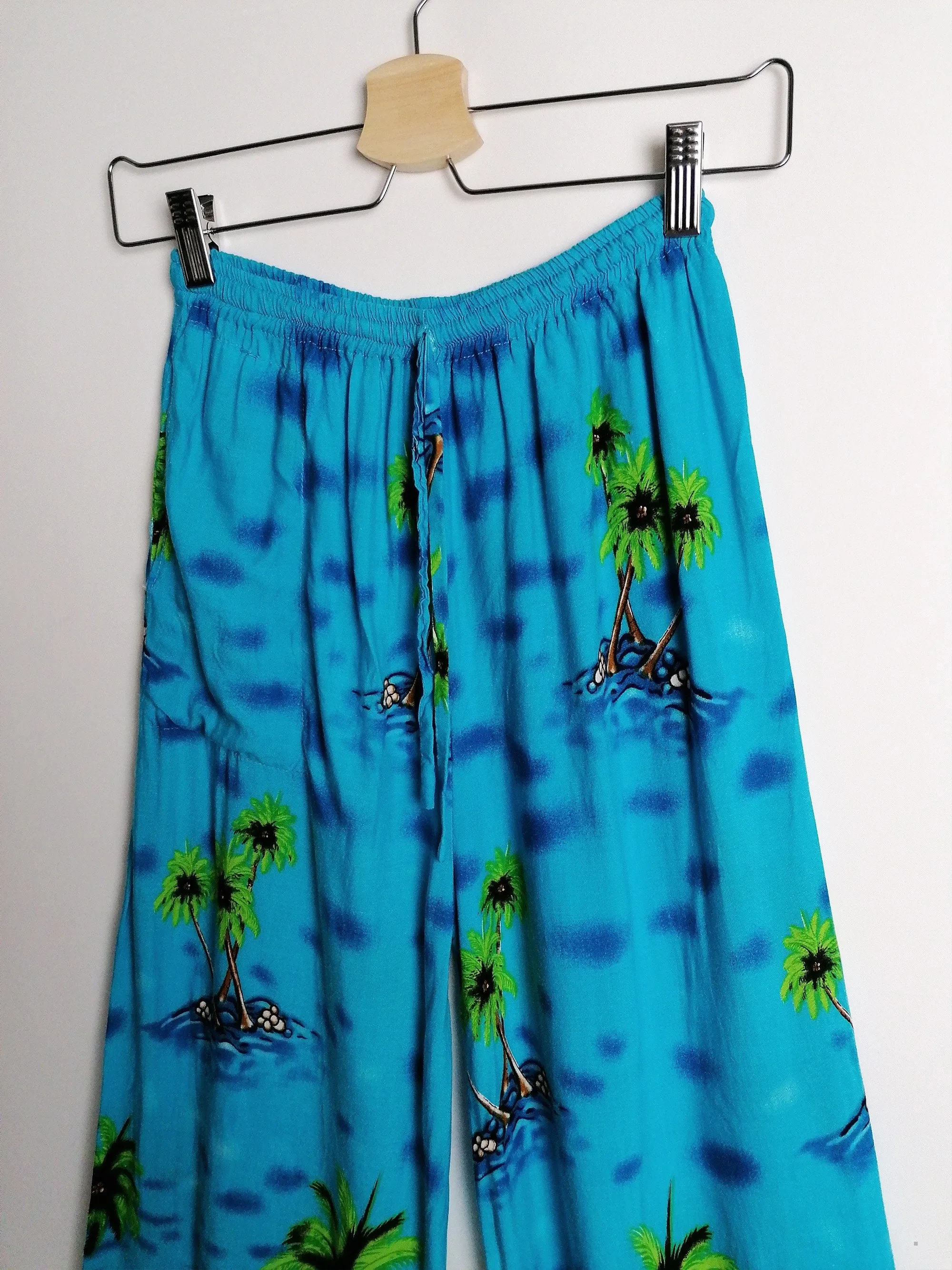 Palazzo Beach Pants Tropical Print - size XS-S