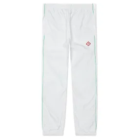 Perforated Layered Track Pant - White/Green