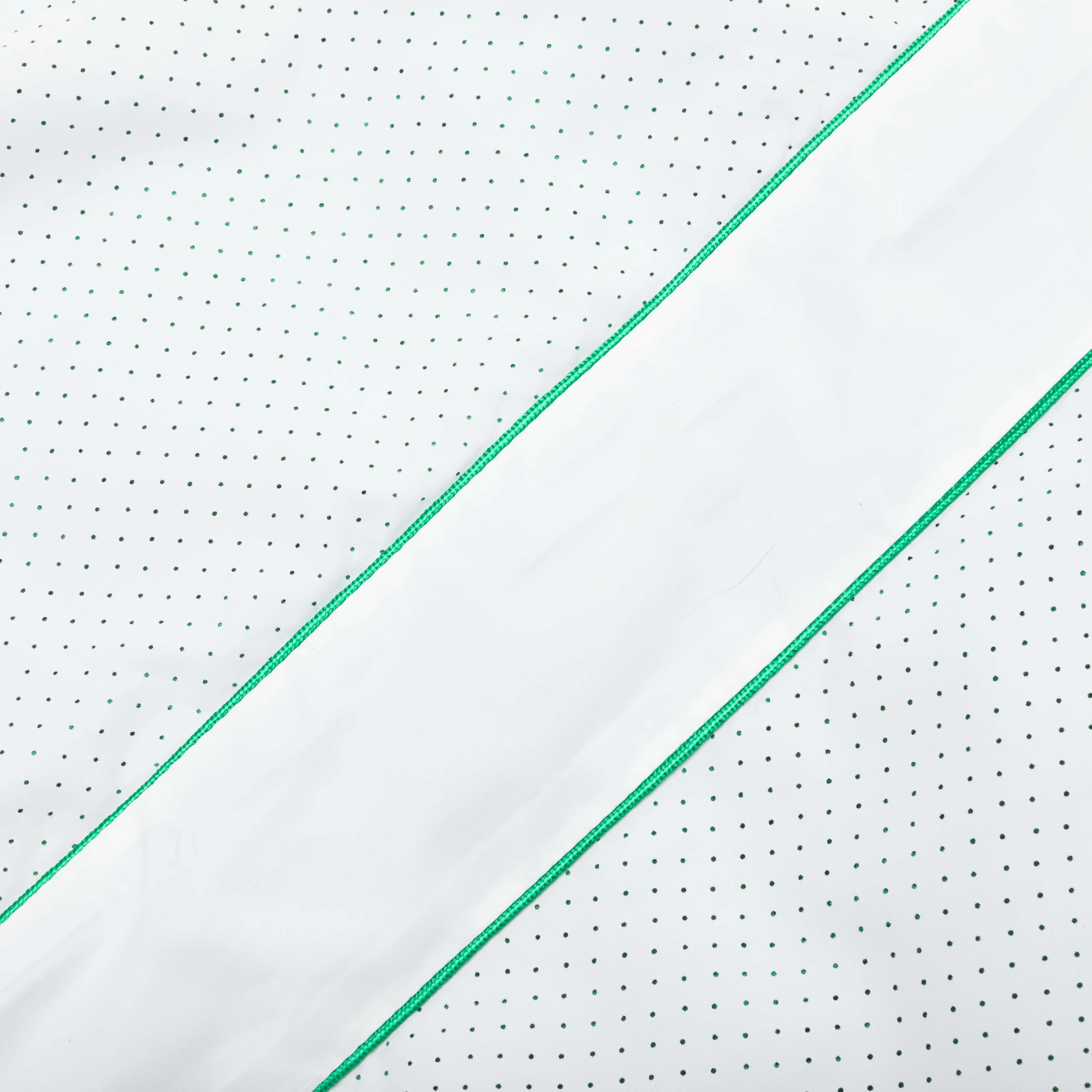 Perforated Layered Track Pant - White/Green