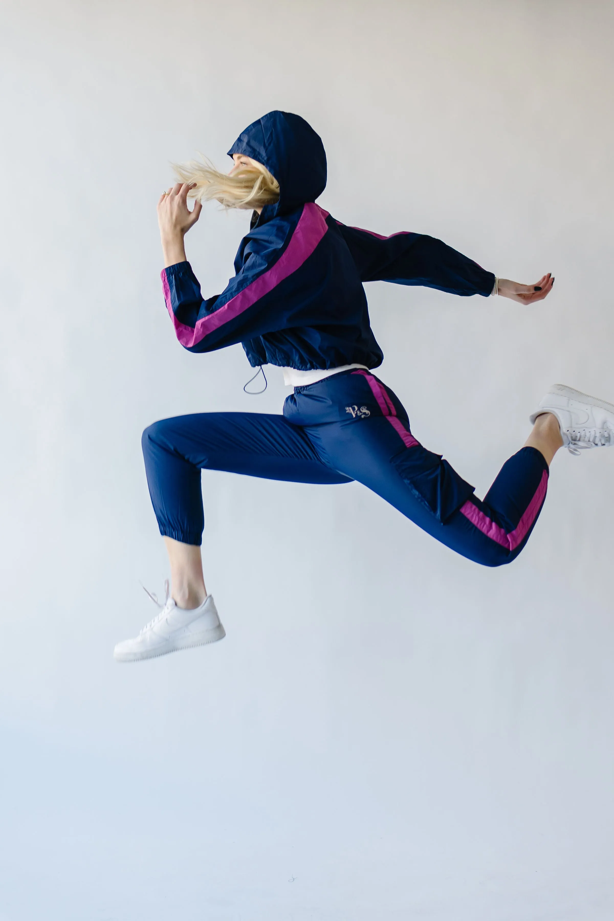 Piper & Scoot: The Lipa Windbreaker Pants in Navy