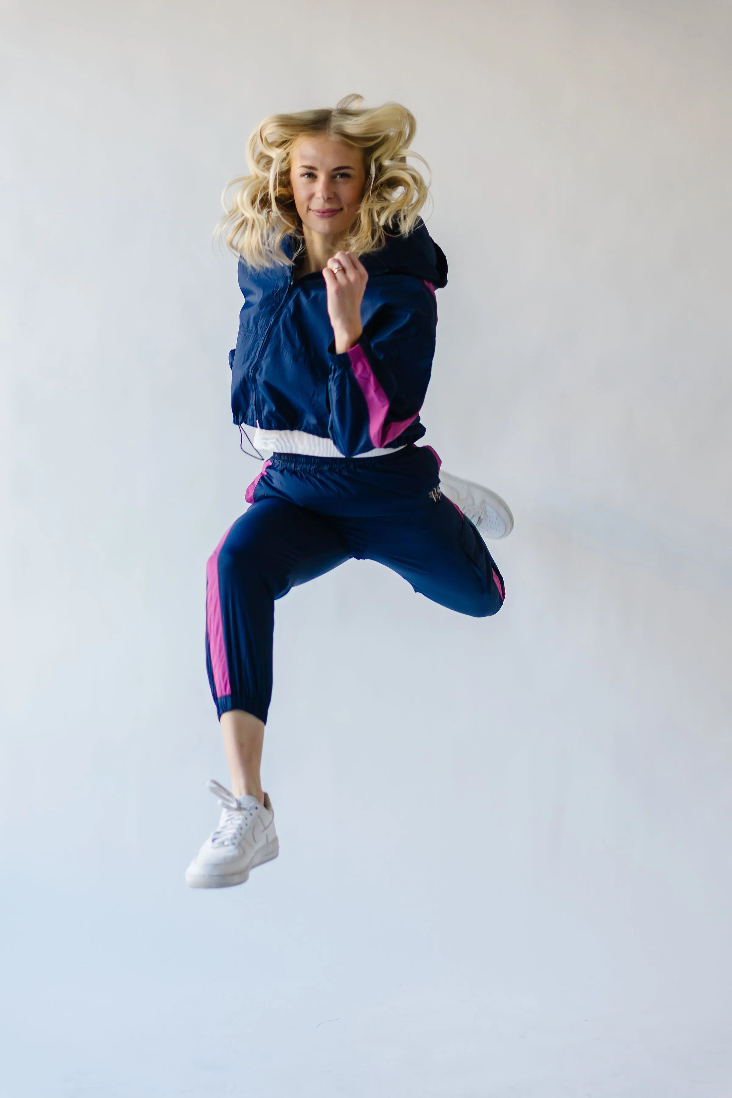 Piper & Scoot: The Lipa Windbreaker Pants in Navy