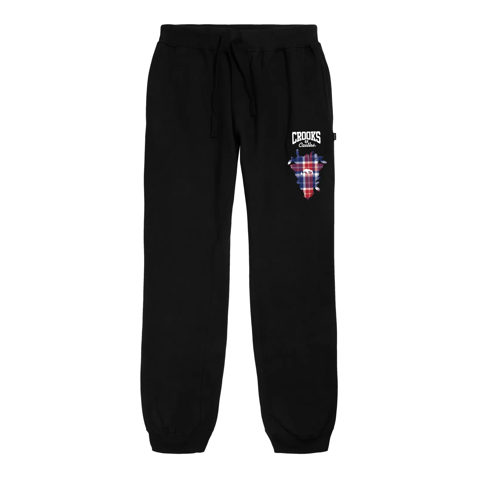 Plaid Fill Medusa Jogger