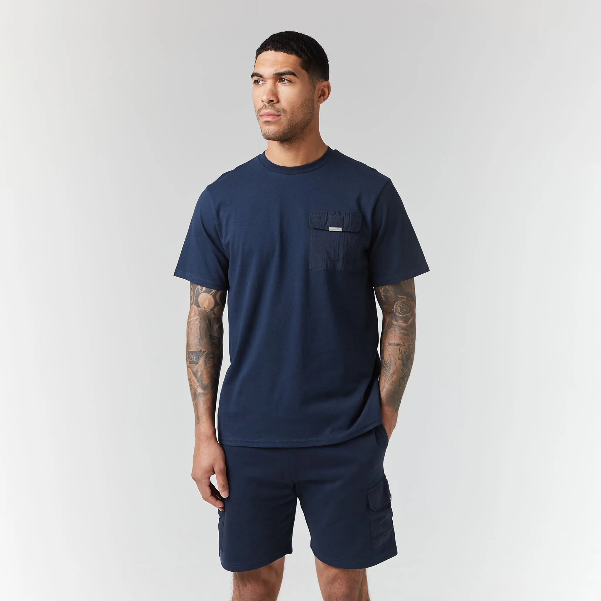 Premium Pocket Twinset | Navy